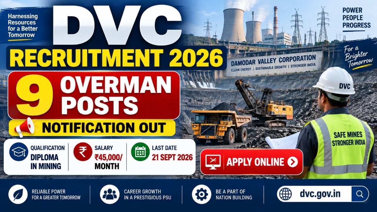 DVC Overman Recruitment 2026