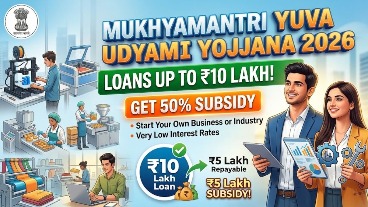 Mukhyamantri Yuva Udyami Yojana 2026