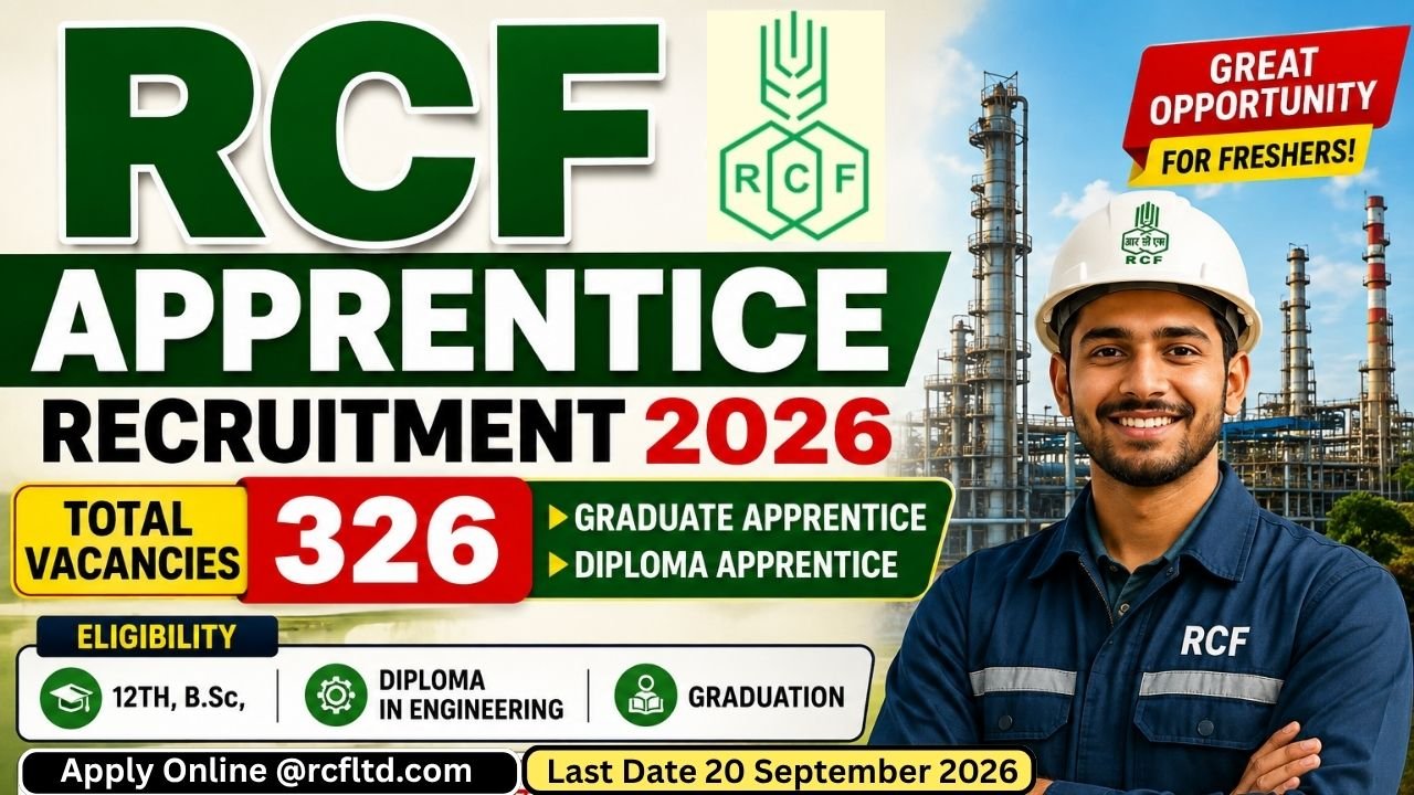 RCF Apprentice Recruitment 2026