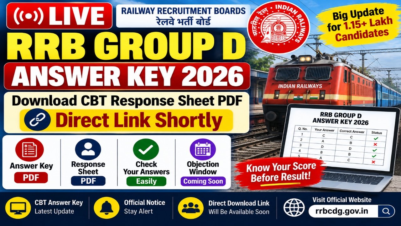 RRB Group D Answer Key 2026