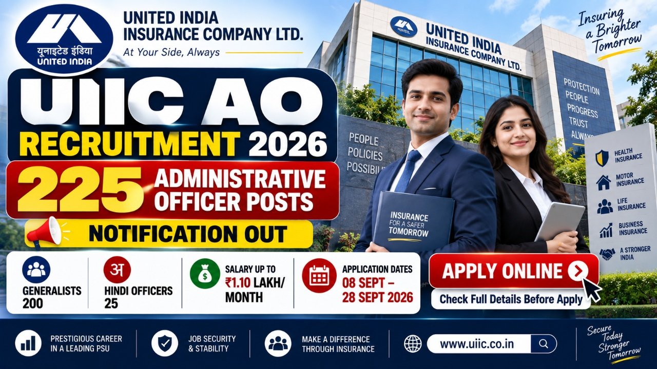 UIIC AO Recruitment 2026