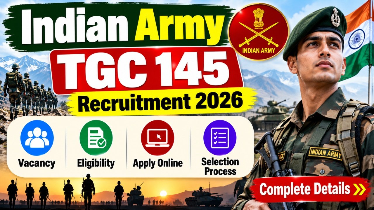 Indian Army TGC 145 Recruitment 2026